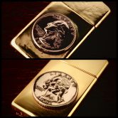 SILVER BLAZE original coin zippo